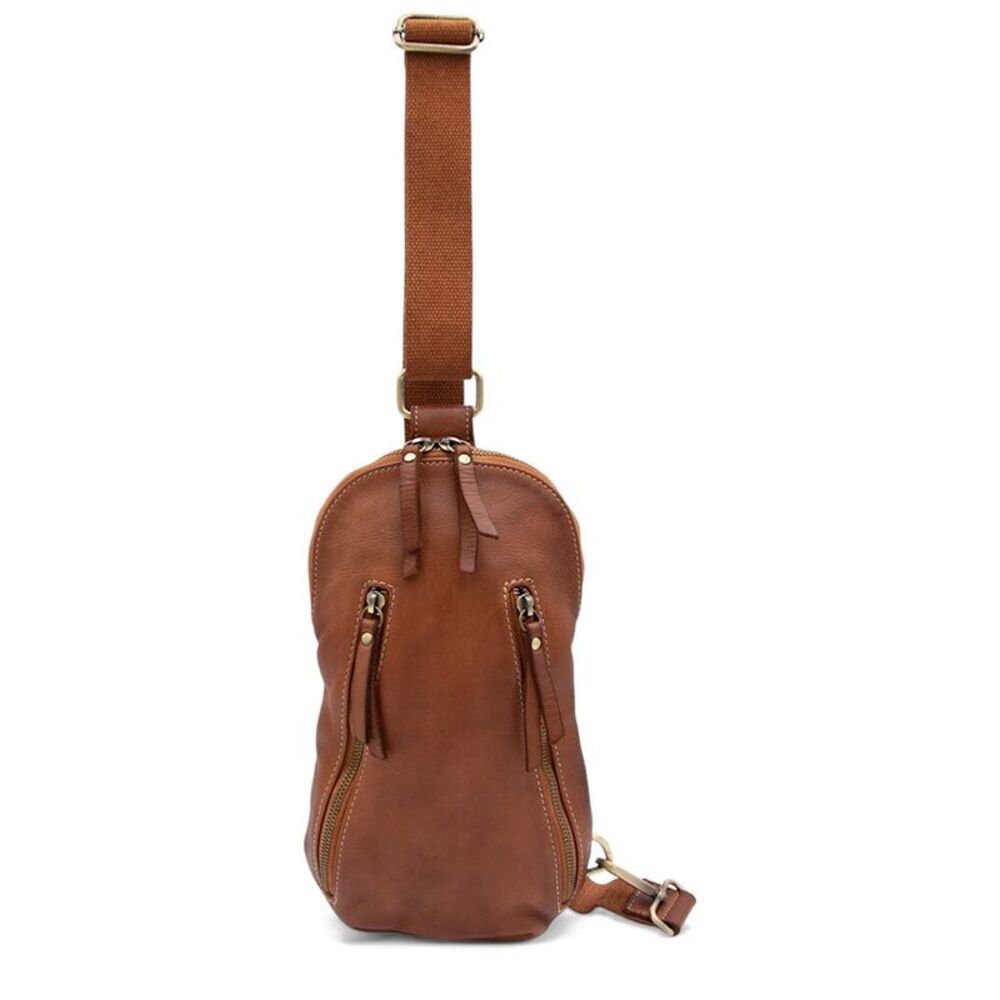 Bolsa Nova Logan Leather Sling Bag